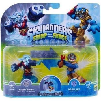 Skylanders Swap Force - Double Pack 3 - Boom Jet, Night Shift [Importación Alemana]