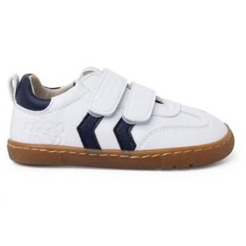 Pisamonas Zapatillas Barefoot para niños con bandas laterales, Talla 20, Color Azul Oscuro
