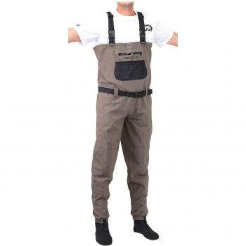 Daiwa Waders Transpirantes 3 Capas Marrón - Waders Breathing Technology 3C S - WDR3CS