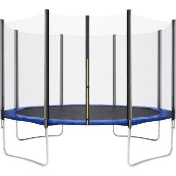 Bonplus Cama Elástica de 180cm con Red de Seguridad para Niños y Adultos