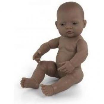 Hispanic Multicultural Newborn Baby Doll - GIRL by Miniland Educational