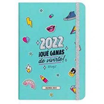 Agenda clásica pequeña 2022 Diaria - ¡Qué ganas de vivirte!