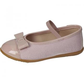 Bailarinas con lazo color rosa para niña, talla 25