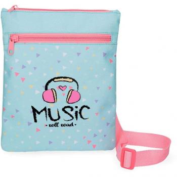 Roll Road Music Bandolera Azul 20x24 cms Poliéster