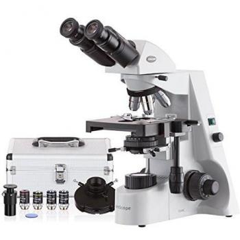 AmScope b690 a-pl-pct200inf 40 x -1500 X profesional infinito PLAN Kohler de contraste de fase microscopio compuesto