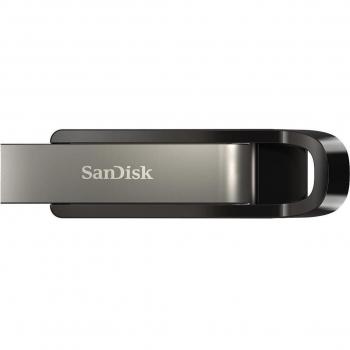 SanDisk Extreme Go USB Flash Drive 64 GB, USB Type-A, 3.2 Gen 1 (3.1 Gen 1), Stainless Steel