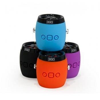 3Go Dampy - Altavoz con Bluetooth, color naranja