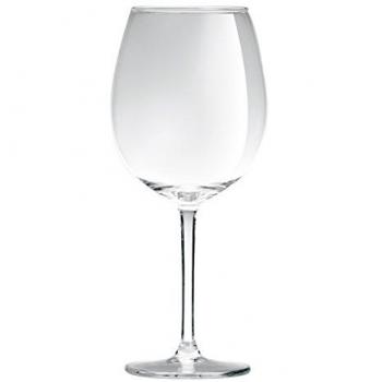 Copa de vidrio para vino 61 cl, transparente, set de 6 piezas