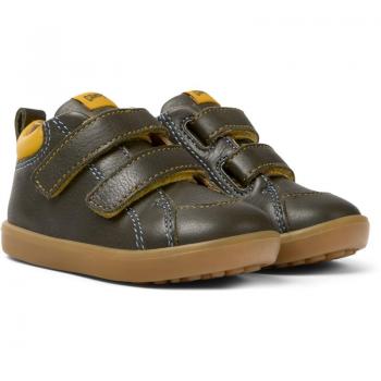 CAMPER Pursuit - Boots for First Walkers - Green, Smooth Leather, Size 25 and Size 8