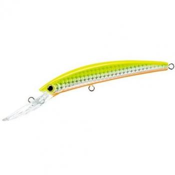 Yo-Zuri Crystal Minnow Deep Diver Señuelo, R1135 HCL, Chartreuse holográfico, 4-3/8-Inch