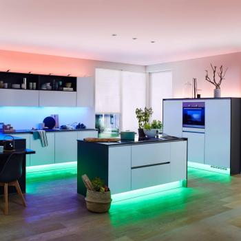 Tira LED Paulmann MaxLED 500 RGBW Smart Home Zigbee IP44 1,5m 13,5W 600lm