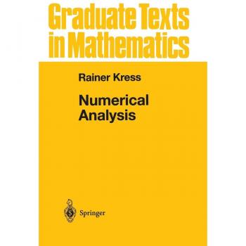 Kress Rainer: Advanced Numerical Analysis Techniques