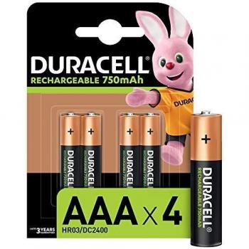 12x AAA 750mAh 1.2V NiMH Duracell Pre-Charged Rechargeable Batteries HR03 - 3 Packs
