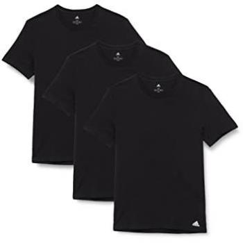 Camiseta para hombre adidas Active Core Cotton, pack de 3 unidades, manga corta, cuello redondo, color negro, talla XL