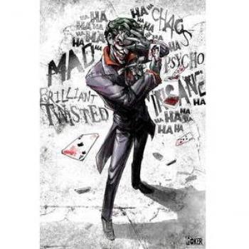 Póster multicolor Joker DC Comics 61 x 91.5 cm
