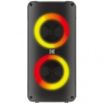 Altavoz Bluetooth TWS Kodak Karaoke 3000mAh con micrófono inalámbrico y luces disco, doble woofer de 4
