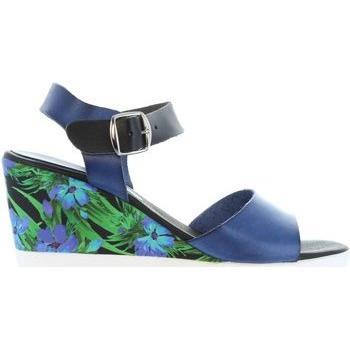 Alpargatas de cuña para mujer CUMBIA 30150 MARINERO-NEGRO
