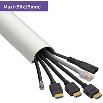 D-Line - Canaleta Decorativa para Cables, 1D5025W