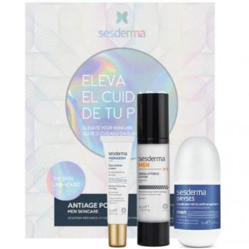 Sesderma Men's Skincare Pack con Loción Facial Revitalizante 50ml, Hidraloe Contorno de Ojos 15ml y Dryses Desodorante Roll-On 75ml