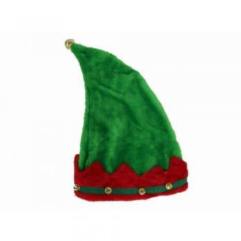 Gerimport Gorro Elfo Adulto Navideño Cascabeles 41 Cm