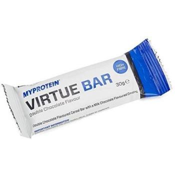 MyProtein Virtue Bar Barrita de Cereales, Sabor Chips de Doble Chocolate - 12 Barras