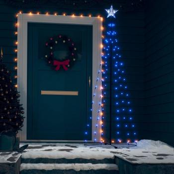 6FT Blue LED Cone Christmas Tree