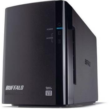 Buffalo Technology Unidad de disco duro DriveStation Duo USB 3.0 4 TB, negro