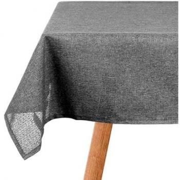 Mantel de poliéster 140x180cm gris oscuro colección Kinvara San Ignacio