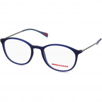 Prada Linea Rossa 0PS 04HV, Monturas de Gafas para Hombre, Transparente Blue Rubber, 51