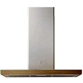 Elica Bio PRF0147266 Campana extractora de humos roble natural Color blanco