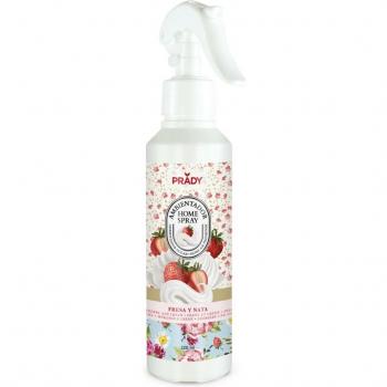 Ambientador en spray para hogar Prady de aromas frutales - Fresa y Nata