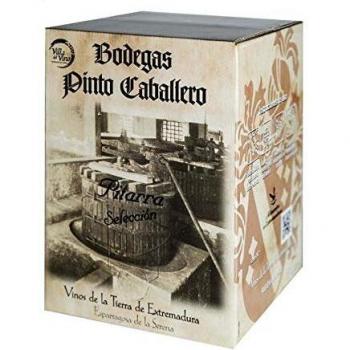 Delicias de Extremadura. Vino de pitarra tinto 15 litros. Bag in Box
