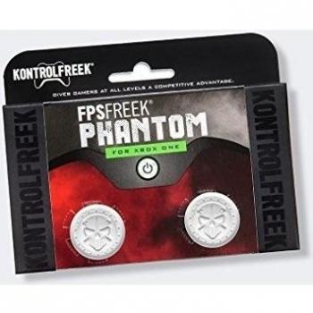 KontrolFreek FPS Freek Phantom para Xbox One y Xbox Series X/S | Performance Thumbsticks | 2 Alturas elevadas, cóncavo | Blanco.