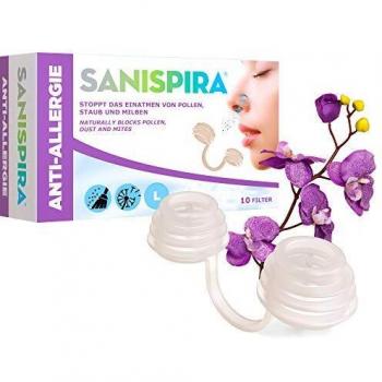 Sanispira Dispositivo Nasal para Alergias Talla L - 10 Piezas