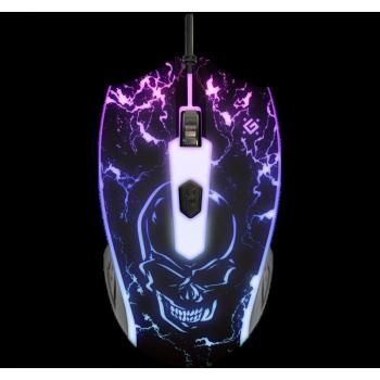 Ratón USB con cable Defender Overmatch GM-069 Óptico 2400 DPI 4 Botones Gaming
