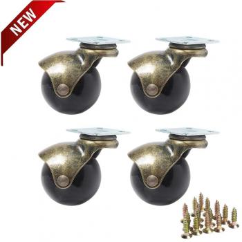 Anyke ruedas giratorias para muebles 4 unidades incluye tornillos