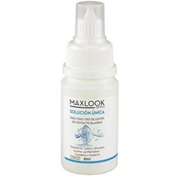 Maxlook Solución Única Para Lentes de Contacto Blandas 60ml