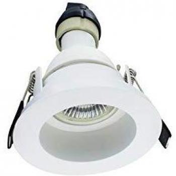 Foco empotrable LED resistente al fuego blanco GU10 con soporte mate IP65 - Integral