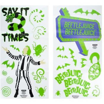 Pack de Vinilos de Pared Beetlejuice 44 x 23 cm