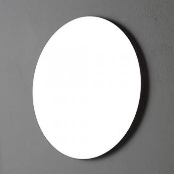 Espejo de Baño Moderno Redondo 60 cm con Borde Brillante
