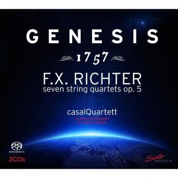 Hybrid SACD of String Quartets Op. 5 by F.X. Richter