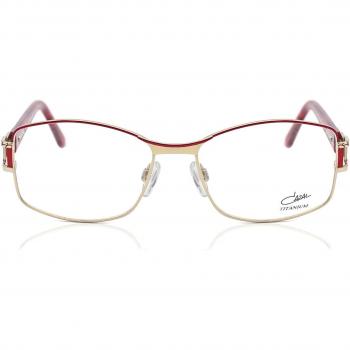 Cazal 1261 002 Armazones para Hombre Rojas, Lentes Recetadas Para Hombre Rojos, Gafas Recetadas para Hombre Rojas