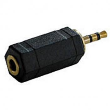 Lindy 3.5mm/2.5mm Stereo Adapter 2.5mm M 3.5mm FM Negro - Adaptador para cable