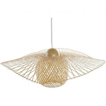 Lámpara de Techo Bambú Pamela Natural Multicolor con Diseño Decorativo