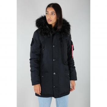 Alpha Industries Women's Polar Parka - All Black