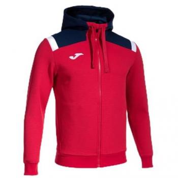 Chaqueta de fútbol Joma Toledo con capucha para hombre y niño, color rojo marino