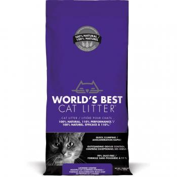 World's Best Cat Litter arena aglomerante lavanda - 12,7 kg