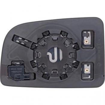 Cristal de espejo retrovisor exterior DIEDERICHS 1664129