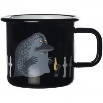 Moomin 1701-037-26 - Taza de desayuno, color negro