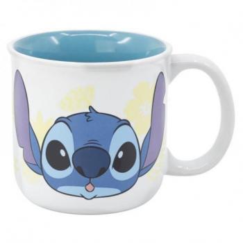 Lilo & Stitch Taza Cerámica Desayuno Stitch Palms 400 ml